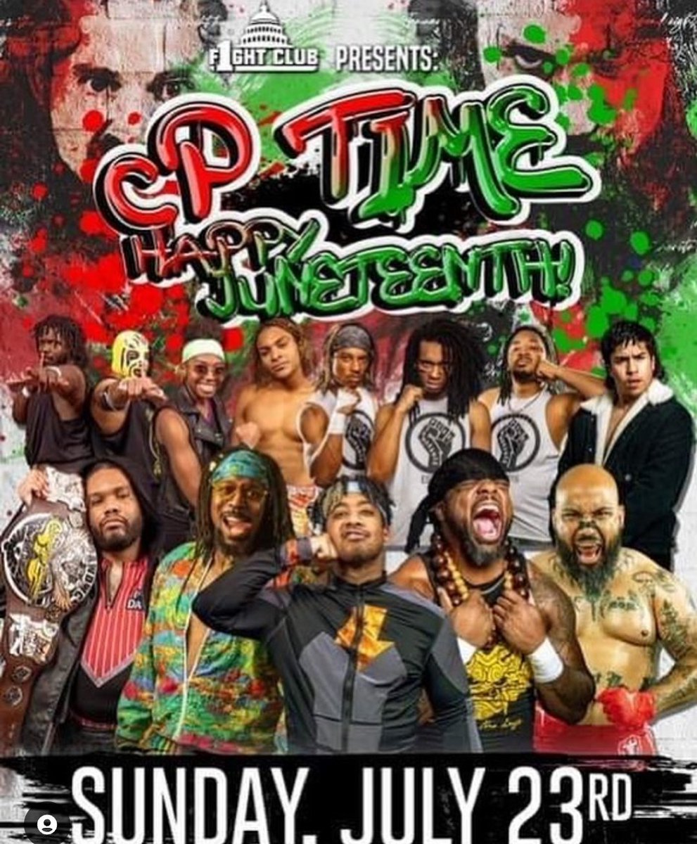 OJ_PurpleStuff's tweet image. 🎙Upcoming show dates 🤼🏿‍♂️
7/23: @PAWD_WC 
7/29: @LockerroomV 
9/23: @AssaultWrestlin 
Got a show &amp;amp; a mic? Book a voice to match! 
#GrapitolRegion #ringannouncer #onefall #BookOJ