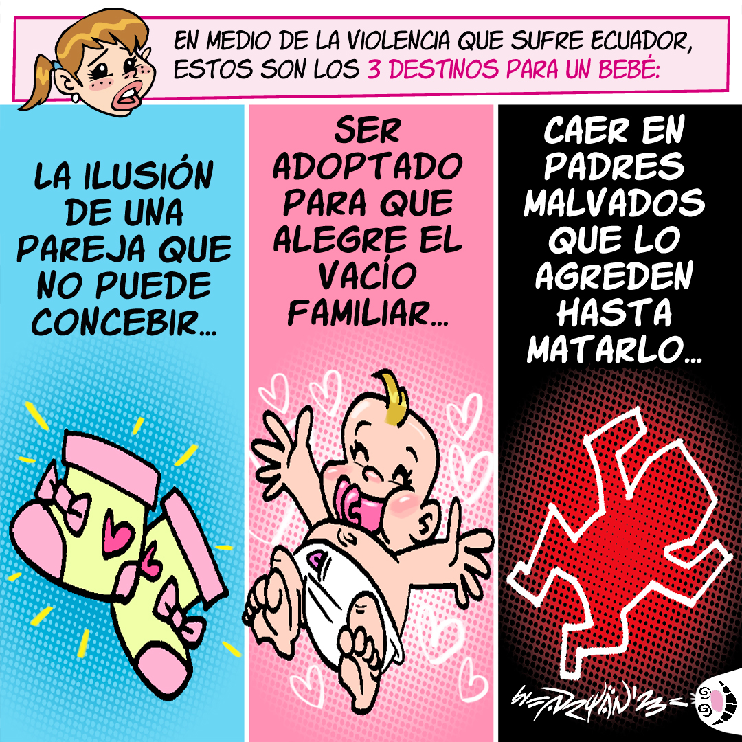 DiarioExtraEc's tweet photo. #OPINIÓN 💬 | Compartimos la caricatura '¿QUIÉN CUIDARÁ DE NUESTROS HIJOS?', del viernes 14 de julio de 2023, realizada por Adrián Peñaherrera.
#CRIMEN #INFANTE #CATIRITA #EXTRANJERO #PADRASTRO #ASESINO #GUAYAQUIL #INSEGURIDAD https://t.co/lsjNisztQY