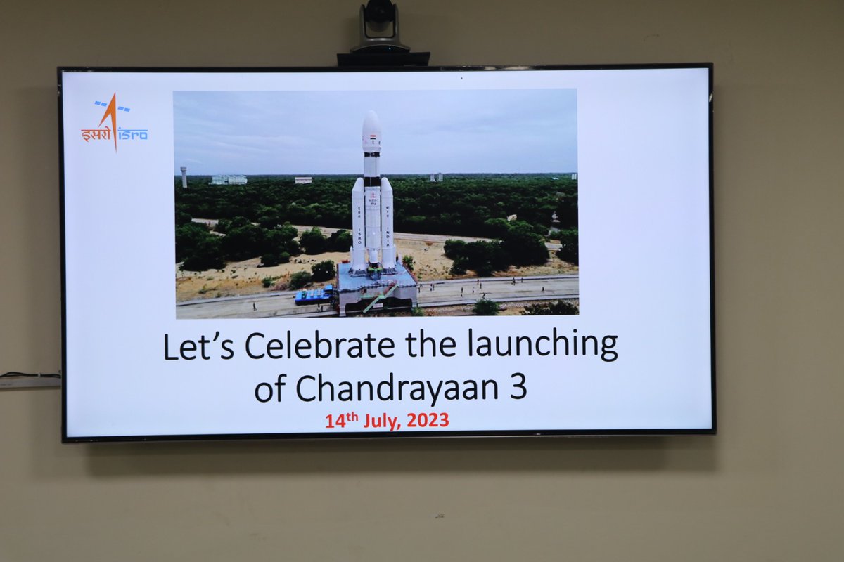 ucostdehradun's tweet photo. UCOST celebrated the launching of Chandrayan-3. Prof. Durgesh Pant, Director General, UCOST congratulated &amp; gave best wishes to team Chandrayan-3 &amp; entire scientific community for success to  this important mission.    
@ISRO @dst @PMOIndia @Chandrayaan3 @ukcmo https://t.co/MQ8IicIBLy
