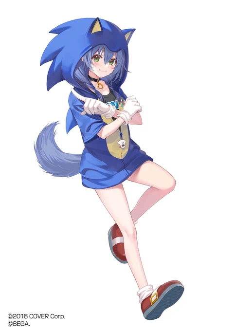 「ソニ×ころ2023」くじで描かせていただいたころねちゃんです