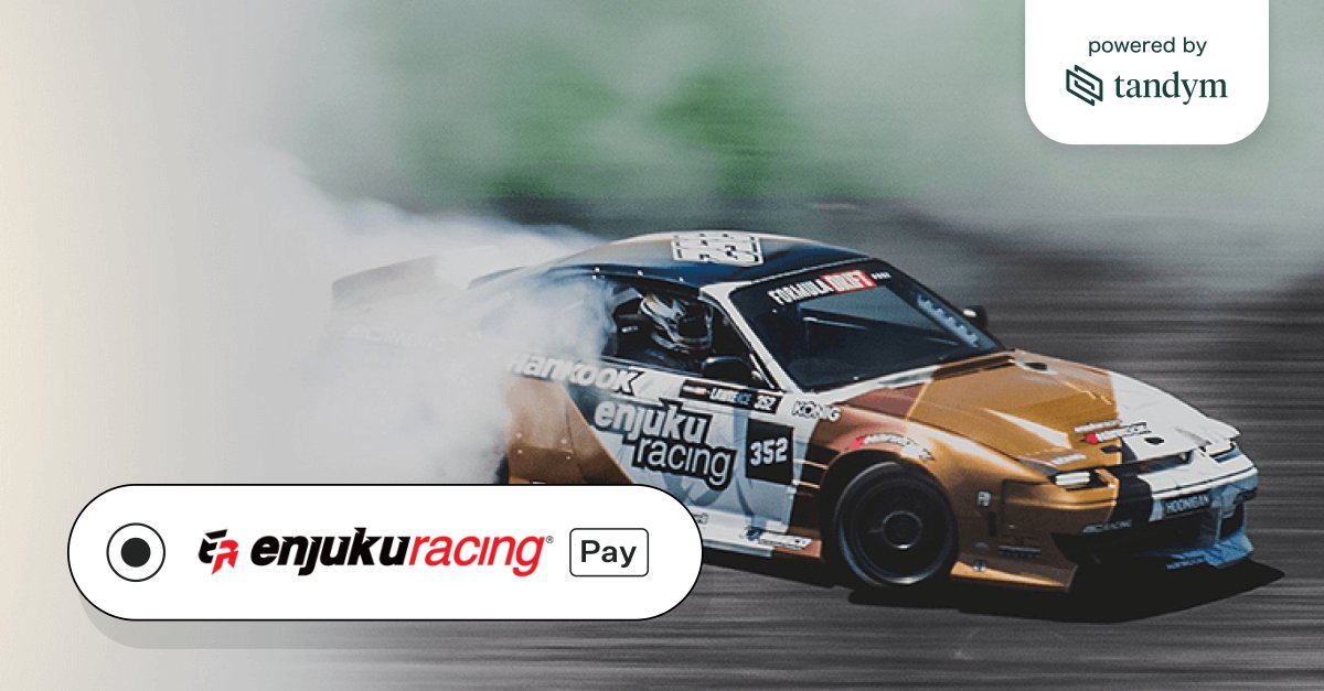 We are thrilled to announce our partnership with @enjukuracing where customers can earn rewards with Enjuku Racing Pay! #ecommerce #payments #loyalty