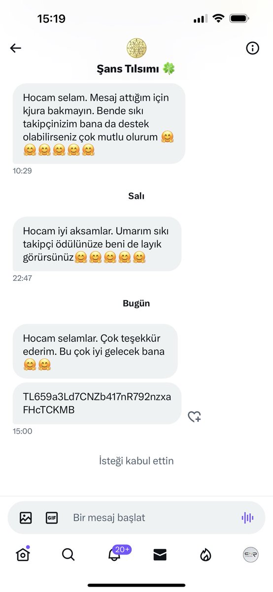 Güle güle harcayın 🤗

Var mı başka isteyen ?

Beğen yada yorum at kendini belli et 👇🏻