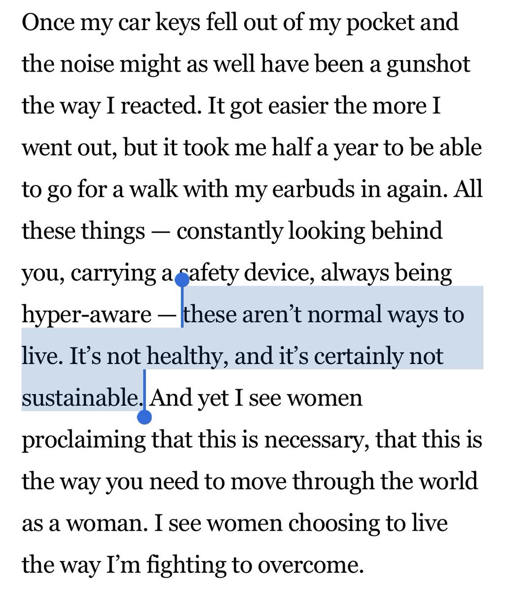 Emma Berquist, who was a victim of a random stabbing, wrote an editorial in Gawker saying you need to stop listening to true crime if you’re experiencing this.