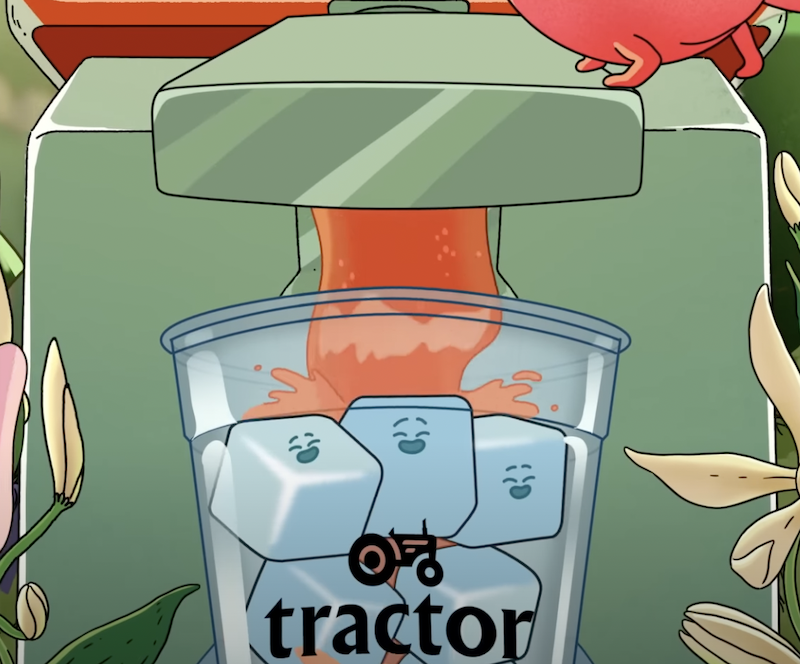 Tractor Beverage goes hand-drawn in its animated spot. adweek.com/agencyspy/frid…