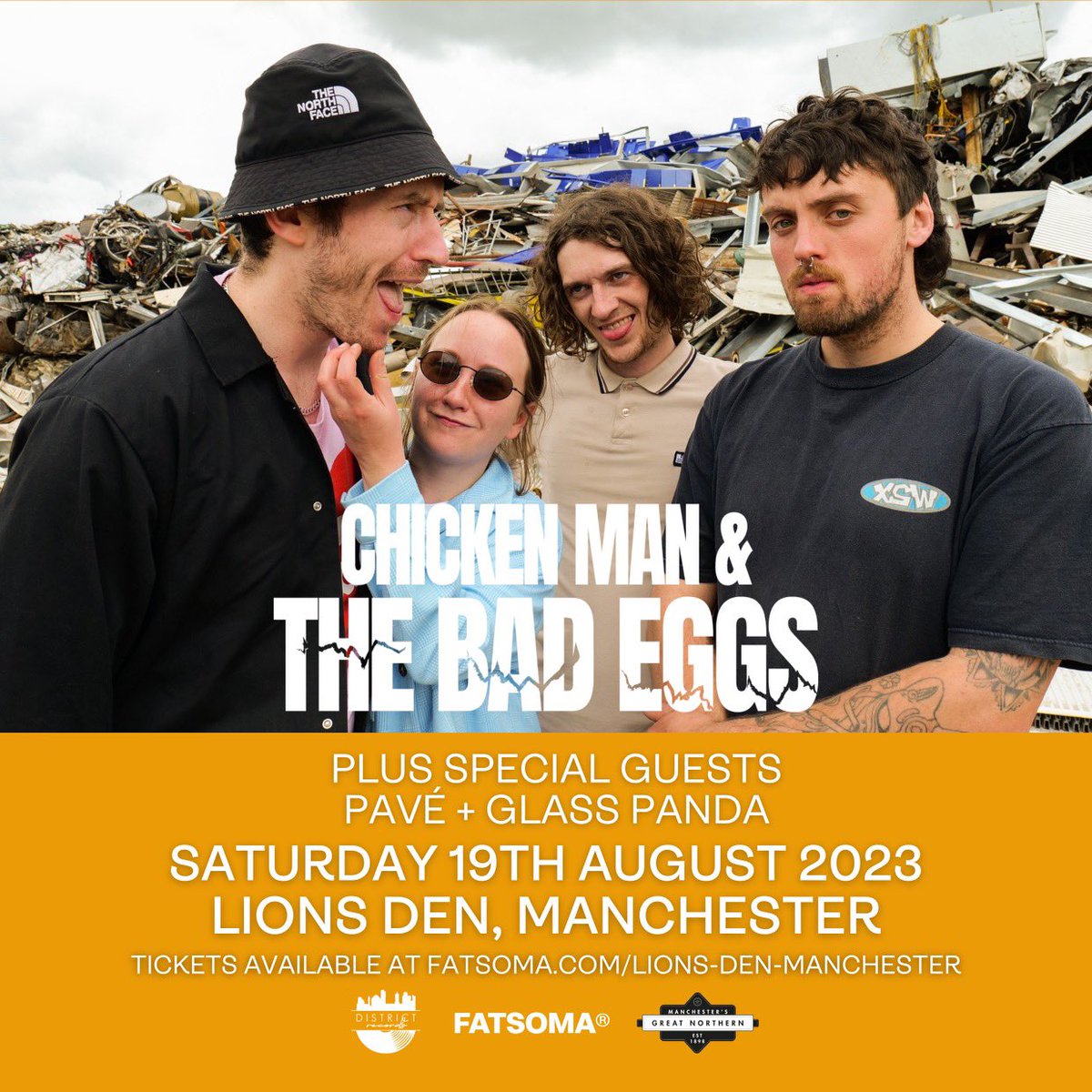 MANCHESTER 🐝 

Our next headline show is at the <a href="/LionsDenMcr/">Lions Den Mcr</a> , this venue never misses!!

Grab yourself a ticket and get down to Deansgate Mews on Saturday 19th August.

Support from <a href="/PavebandUK/">PAVÉ</a> &amp; <a href="/glasspanda/">wangzheng</a> 👊🏻

🎫- £5, link below.

fatsoma.com/e/tdniqm6u/chi…