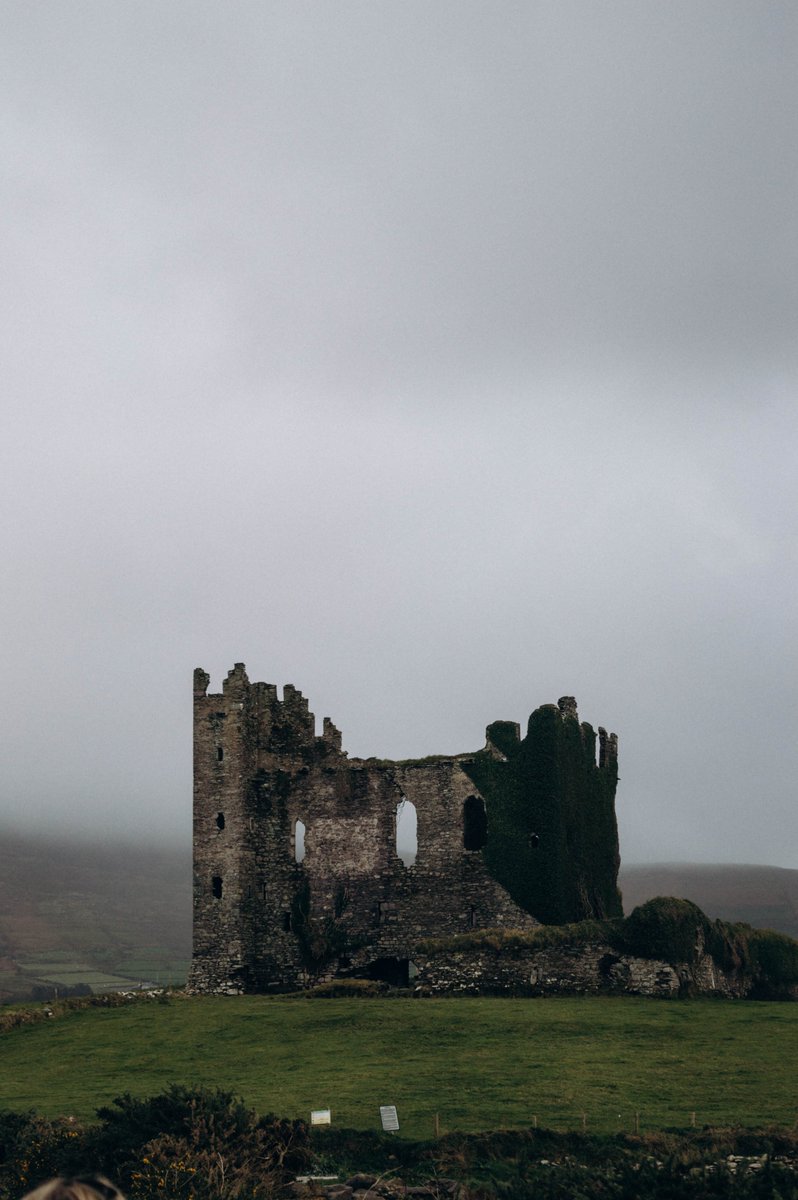 “The stones here speak to me, and I know their mute language.... But I am a ruin myself, wandering among ruins.” 

― Heinrich Heine  

Image: Ruins of Ballycarberry Castle (County Kerry, Ireland) by Ljudmila Schalimova

 #FaustianFriday #ofdarkandmacabre