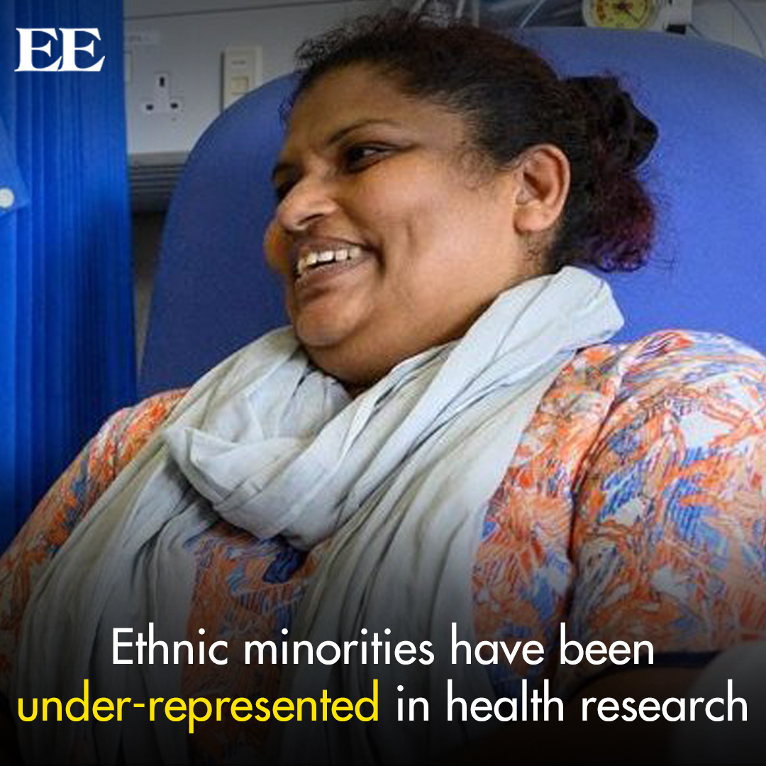 EasternEye's tweet photo. 🌍 Our Future Health: Discover why ethnic minorities have been underrepresented in crucial health studies for far too long. @drraghibali reveals groundbreaking insights.

Read more- https://t.co/0ESWrjCD4d

#healthequity #BreakTheBarriers #Health #research https://t.co/hVdgk9TqrA