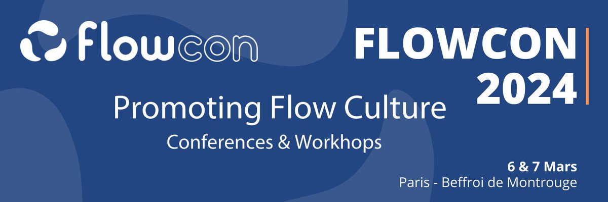 Ouverture de la billetterie de la conférence FlowCon 2024 🎟🥳
Les premières places au tarif Early Flow sont disponibles, il n'y en n'aura pas pour tout le monde 😉
📅 On vous donne rendez-vous les 6 &amp; 7 Mars 2024 
D'ici là, passez un bel été ☀️
my.weezevent.com/flowcon-2024