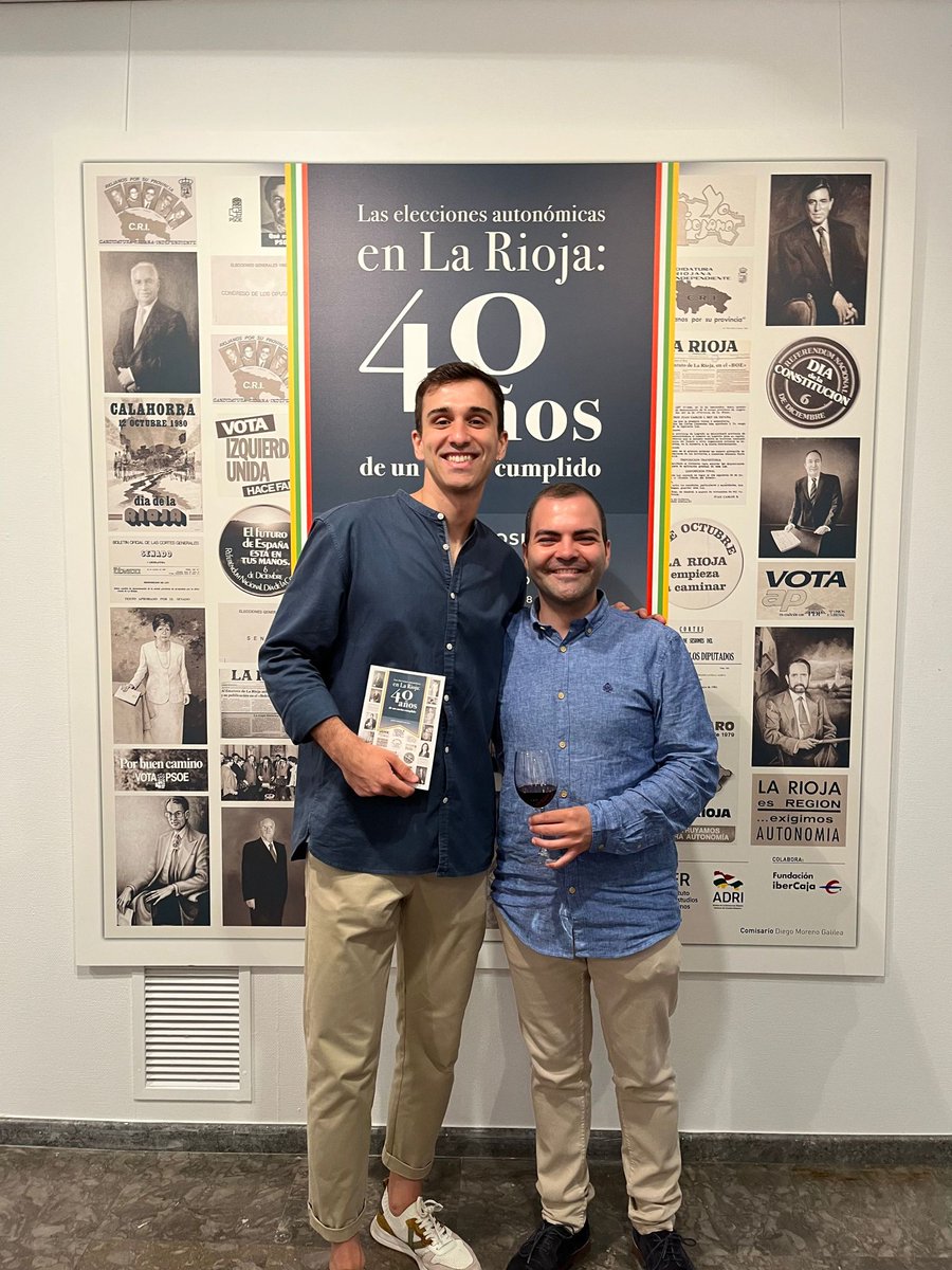 El otro día se presentó la exposición "Las elecciones autonómicas en La Rioja: 40 años de un sueño cumplido", comisionada por mi buen amigo <a href="/_diego92/">Diego Moreno Galilea</a>. Durante todo este mes podéis visitarla en la sala de exposiciones del Centro Ibercaja, en calle San Antón.