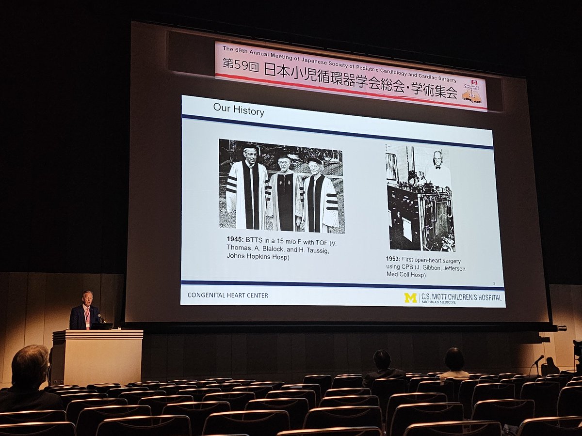 RickOhyeMD's tweet image. @MottChildren Chief of Peds Cardiology @JCharpie giving one of the keynote talks on #CHD #ICU care in the US at the #JSPCCS meeting in Yokohama. This is an aspect of US 🇺🇸 #CHD care our Japanese 🗾🇯🇵colleagues are very interested in emulating.