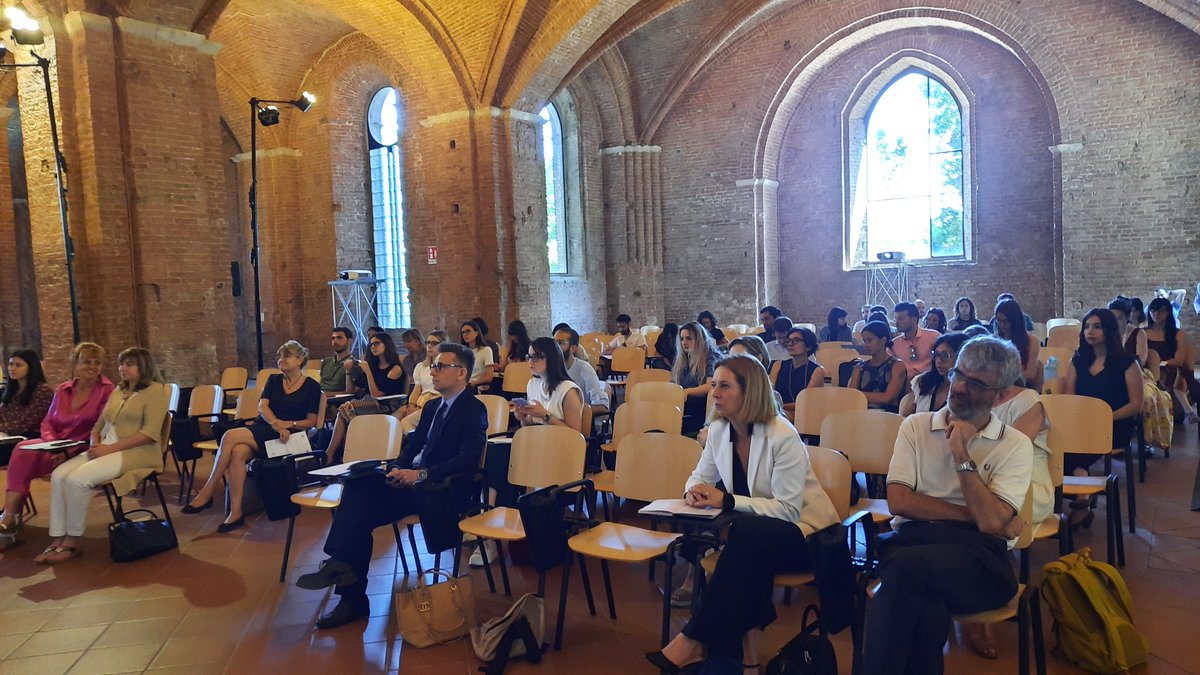 7/7. #GiornataMSCA all'#Università di #Siena. 
Il Prof. #MichelangeloVasta, delegato alla Ricerca Unisi, introduce i lavori.