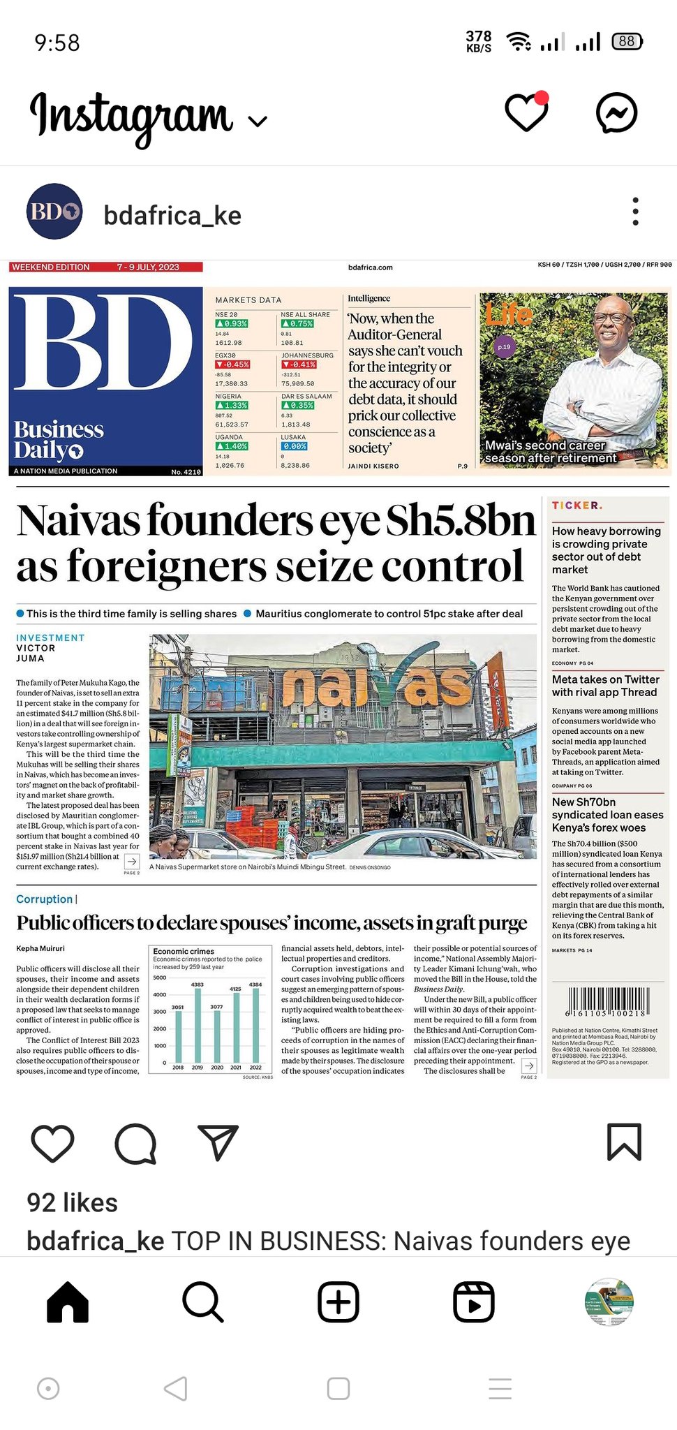 Investors Boot Camp On Twitter This Deal Essentially Values Naivas At investors-boot-camp-on-twitter-this-deal-essentially-values-naivas-at