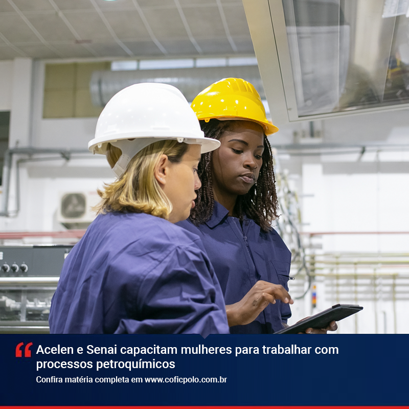 coficpolo's tweet photo. A Acelen deu partida a um novo investimento: a capacitação exclusiva para mulheres com o início do curso de Técnico em Petroquímica. Com duração de dois anos, 40 jovens estudantes iniciaram a jornada do programa Jovem Aprendiz para Mulheres, lançado...
https://t.co/hSEtfswlEX https://t.co/bdLbiSUnfB