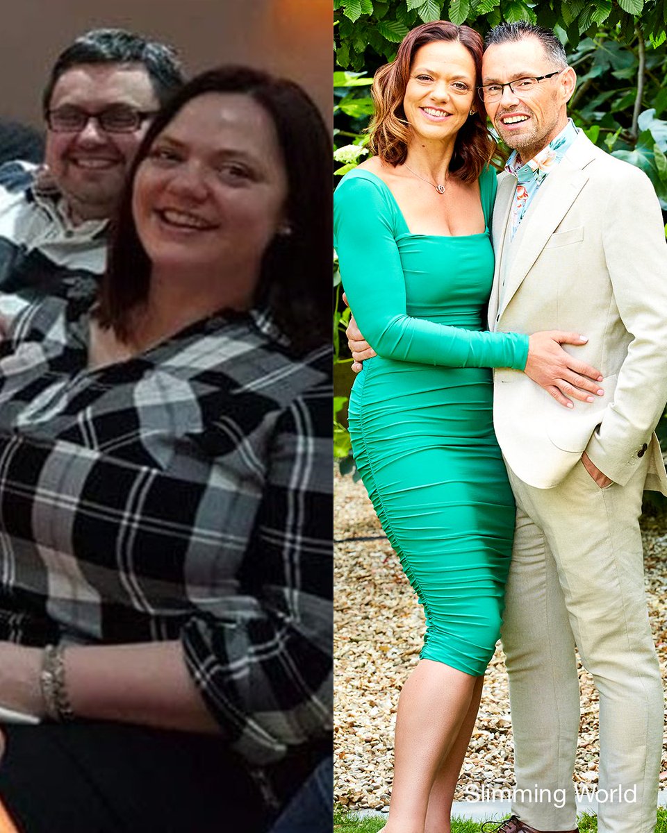 SlimmingWorld's tweet photo. Join us in celebrating this perfect pair – our #CoupleOfTheYear2023 Jo Beveridge and John Durkin! Between them, the duo have dropped a combined 17st 3lbs to become the fit and active grandparents they’d dreamed of being ♥. Read their story: https://t.co/hbvmWhQQTr https://t.co/VRnnDDBdYg