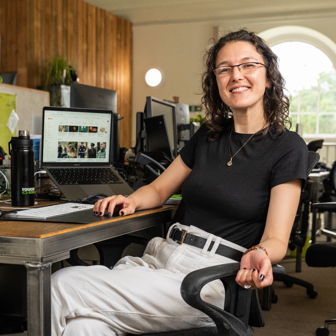 SquashedRobot's tweet photo. Hannah has ended her probation early! That makes her a fully-fledged Squashed Robot-er! Please get out your best robot dance moves as we celebrate 🤖 🥳 Welcome to the team Hannah!
#squashedrobot #squashedrobotway #creativevideo #congratulations #newteammember https://t.co/6cdWUtpvvB