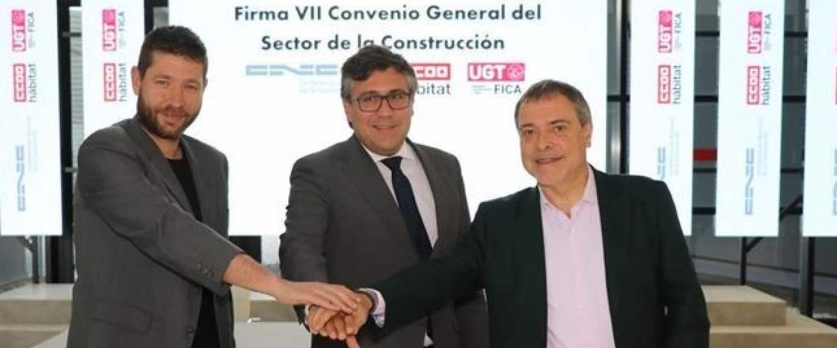 noticiasmaquina's tweet photo. Firmado el VII Convenio General de la Construcción #CONSTRUCCIÓN #construccion #Convenio  https://t.co/md9ugCUYzt https://t.co/Dx4vdnGfyV