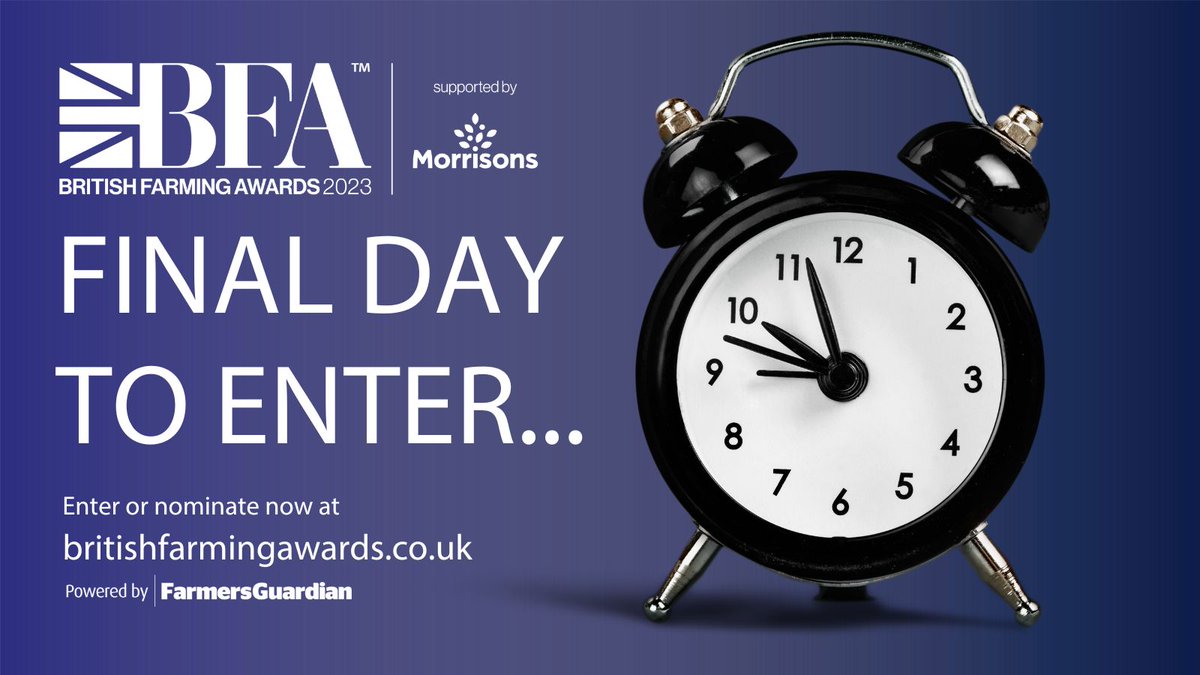 ⏳ FINAL DAY TO ENTER ⏳ - if you need any help, send us a DM! 👉 bit.ly/3wyggzp

@morrisons @woodheads12 @KWfeed <a href="/GoodyearFarmEU/">Goodyear Farm Tires Europe</a> <a href="/NSF_Agriculture/">NSF</a> <a href="/Isuzuuk/">Isuzu UK</a> <a href="/nfum/">NFU Mutual</a> <a href="/KUHN_UK/">KUHN Farm Machinery</a> <a href="/GerminalUKAgri/">Germinal GB</a> @abpfoods @Kramp_uk @lloydsbankbiz @agcocorp <a href="/SAIGlobal/">SAI Global</a> @Intertek_sai