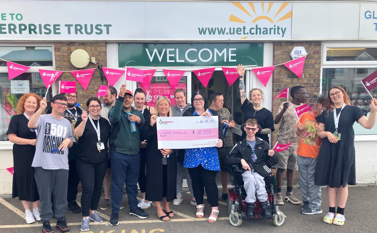 UET_Charity's tweet photo. It's Fantastic Friday!

 Extremely grateful to @TNLComFund  for awarding us a grant of  £10,000!!! This will allow us to have much longed for new flooring throughout our building. 
 'Thank You!' to the National Lottery players   possible for us. #UETcharity #NationalLottery https://t.co/7Boz4fO1td