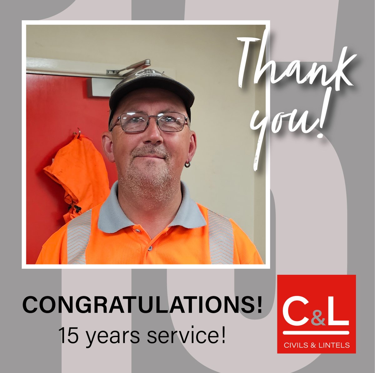 Today we are celebrating the long service of one of our dedicated Yard Supervisors, Andrew Lynn! 

Andrew has been with us for 15 years today and is a much-valued colleague in our Bury St Edmunds depot.  

Huge congratulations, Andrew, and thank you for everything you do! 🥳