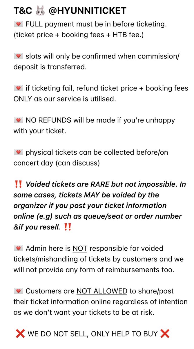 hyunniticket's tweet photo. please read T&amp;Cs before chatting w me 🫶🏻 https://t.co/pQ2SLXIDMd