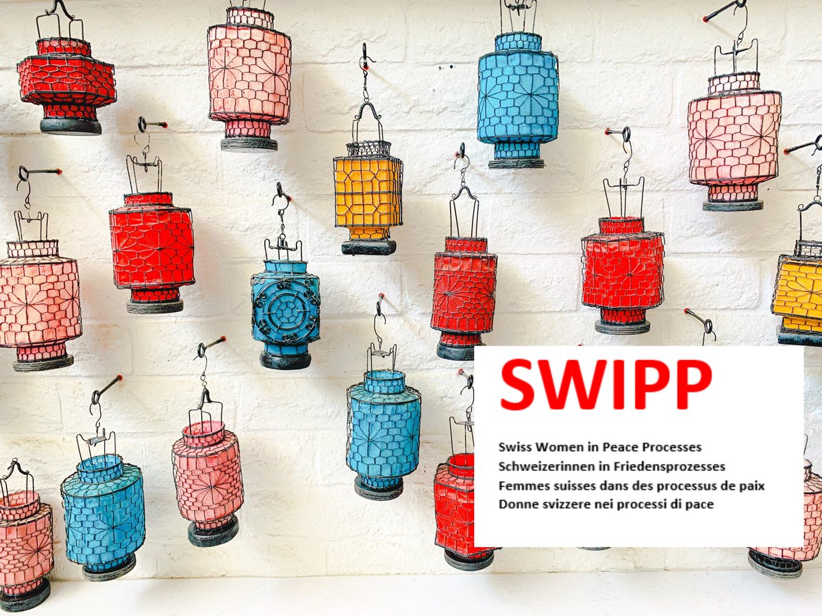 pipmatz's tweet photo. Thrilled to be part of the Swiss Women in Peace Processes (#SWiPP) network. Together we can advance women's leadership in peace processes: https://t.co/A9vP9ge1kY
#peacemediation #peaceprocesses #femaleleadership https://t.co/ZCnShEvtUH