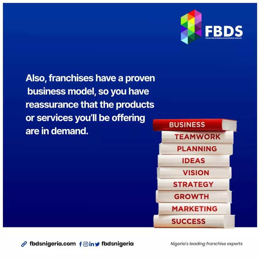 FBDSnigeria's tweet photo. Are you currently looking to purchase a franchise? Call or message us at 09085694509.
We got you covered📷
#franchise #FBDS https://t.co/LBeN2mNQJD