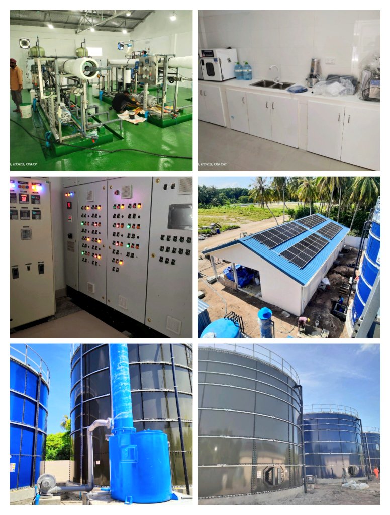 HCIMaldives's tweet photo. #India-#Maldives Partners in Progress!! 

Few glimpses of ‘Water Supply &amp; Sewerage Network project’ being implemented across 3️⃣4️⃣ islands of 🇲🇻 &amp; expected to benefit >3️⃣5️⃣0️⃣0️⃣0️⃣ Maldivians besides boosting lsland tourism. 
 
🇲🇻🤝🇮🇳 https://t.co/jYvtS2OVqu