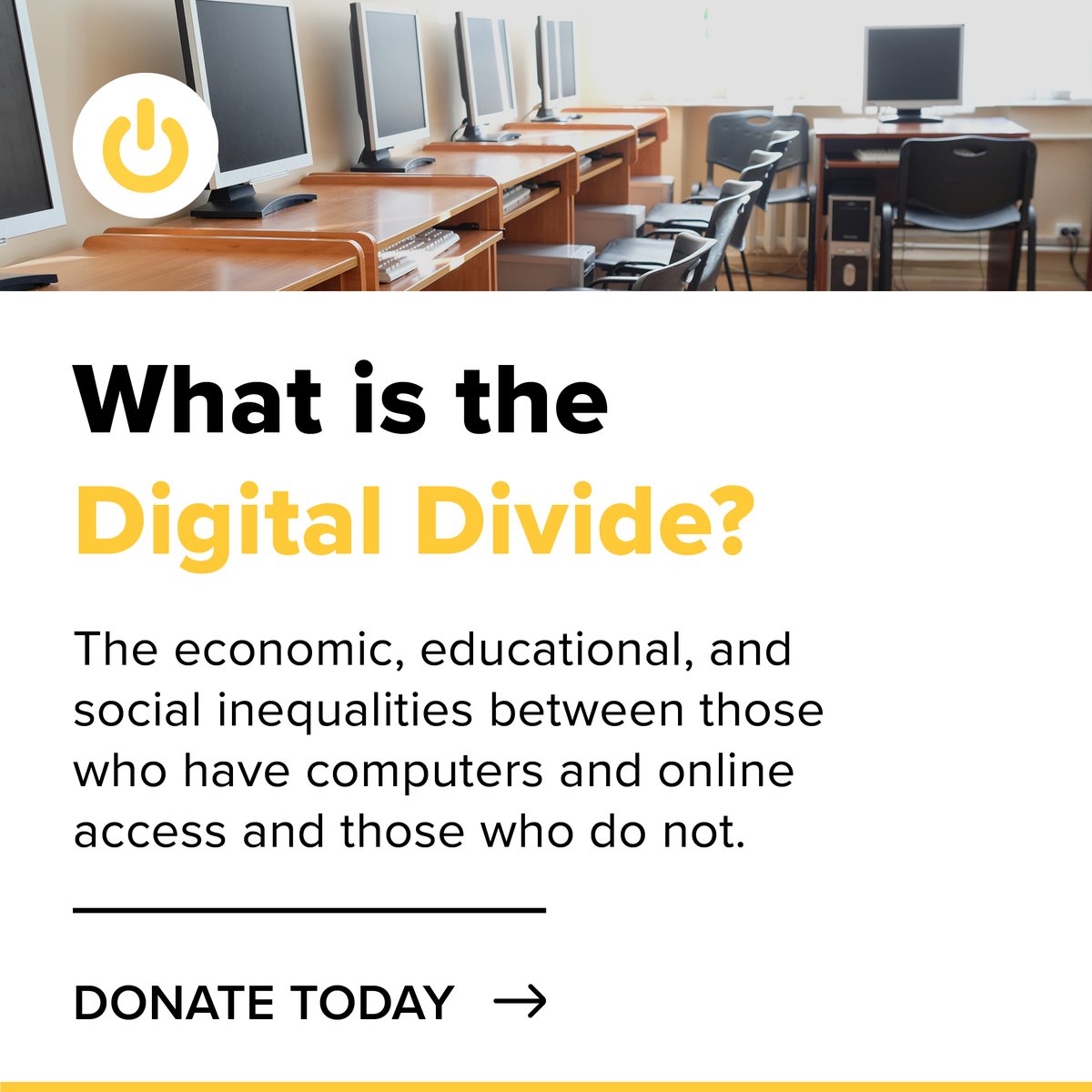 At Computer Aid, we are committed to addressing the profound impact of digital exclusion on people's lives. Join us in bridging the digital divide by visiting our website and discovering how you can make a difference 💛 

#ComputerAid #DigitalDivide #Charity #DigitalExclusion