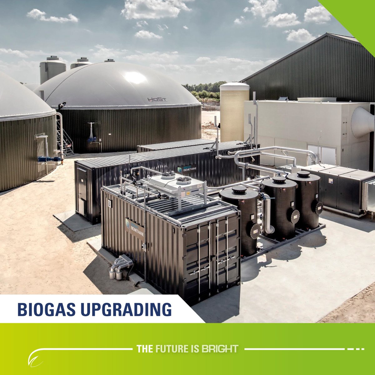 Traditional biogas, while a valuable product, can be limited in its applications. With Bright's innovative biogas upgrading #technology, biogas is converted into high-quality #biomethane. 

Maximize the value of your biogas; learn more → bright-renewables.com/biogas-upgradi…

#biogasupgrading