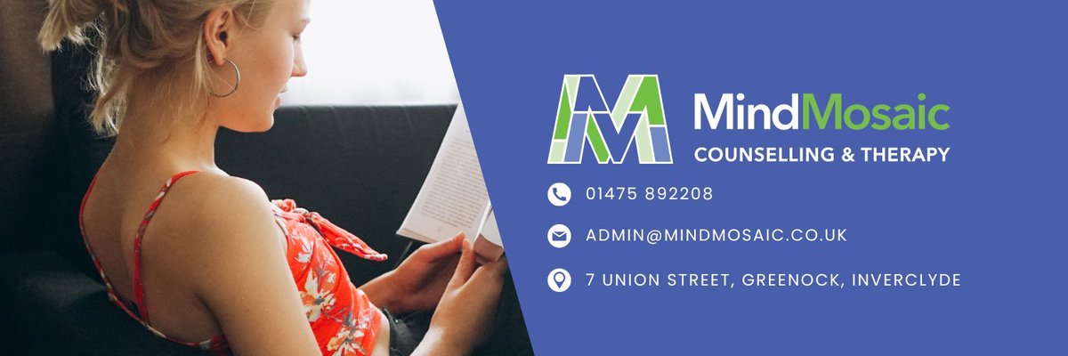 A reminder of how you can contact our charity and where we are located*💜

To find out more, please get in touch : mindmosaic.co.uk or by calling 01475 892208.
*Our Greenock office is open Mon-Fri from 9am. #inverclyde