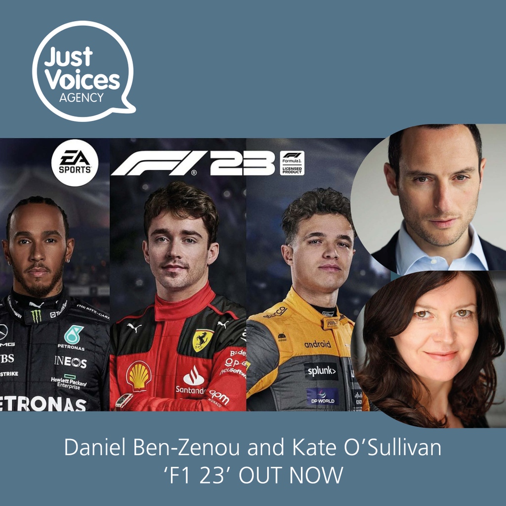 OUT NOW! Daniel Ben-Zenou (<a href="/dannybz/">dbz</a>) returns as 'Devon Butler and is joined by Kate O'Sullivan (<a href="/KateOShullivan/">Kate O'Sullivan</a>) as new character 'Evelyn Mayer' in #F123 story mode #BreakingPoint.

justvoicesagency.com/f123/

#JustVoices #VoiceOver #VoiceOvers #homestudio #DevonButler