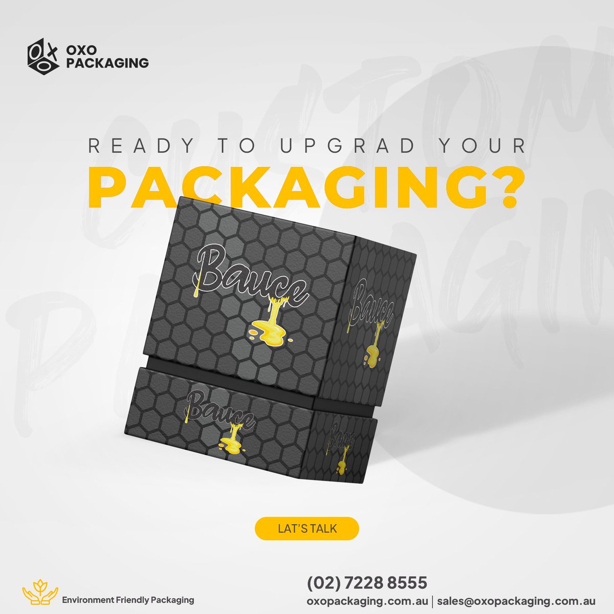oxopackagingau's tweet image. Ready to Upgrade Packaging?
.
.
Get Quote Now: bit.ly/3NH7PZh
Contact us: sales@oxopackaging.com.au
.
.
#OXOAus #OXOPackagingAustralia #CustomizedPackaging #PackagingSolutions #PackagingPerfection #VersatilePackaging #UnforgettablePackaging #sustainablepackaging