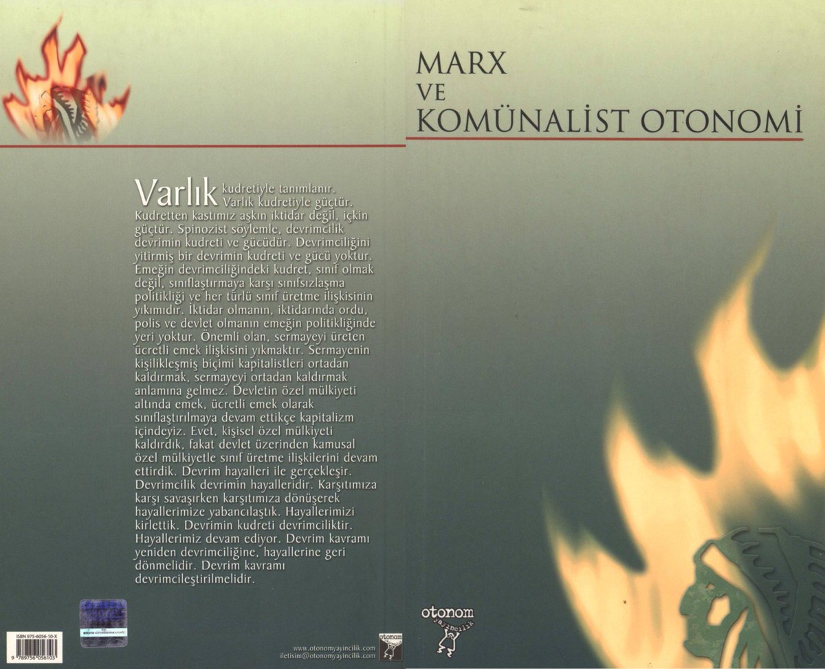 Cengiz Baysoy (Der.) - Marx ve Komünalist Otonomi 

Otonom Yayıncılık, 2006

PDF
gonotes.me/mhtnn

#CengizBaysoy #Marx #Komünalizm #DeğerTeorisi #felsefe #Spinoza #otonomi #Komünizm #ekonomi #emperyalizm #EkimDevrimi #SovyetlerBirliği #OtonomYayıncılık