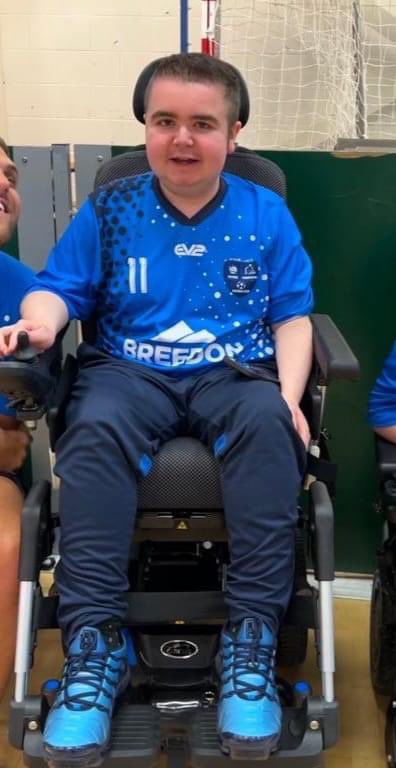 Everyone at Teesside Powerchair Football Club would like to wish Tyler Reeve good luck this weekend at England camp in preparation for the 2023 Sydney World Cup. 
Also good luck to the rest of the team.
#comeonengland #HesOneOfOurOwn