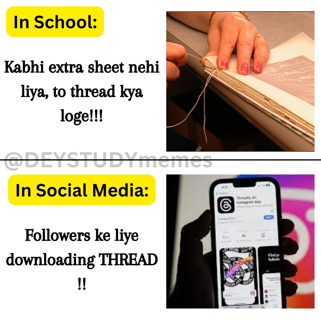 study68996's tweet photo. so,Relatable right?????????🤣😂
#Memes #MEMEBOX #SchoolLife #TrendingNow #Threads #threadapp #ThreadsApp #Zuckerberg #ElonMusk #ElonVSzuck #physicsmeme #schoolmemory #examsmeme
@study68996 https://t.co/VMQfFZvPe8