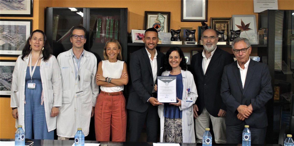sefh_'s tweet photo. Nuestra enhorabuena a todo el equipo de @Far_HUG 

Gracias a los niveles de excelencia alcanzados ha obtenido la Certificación Q-PEX @sefh_ @mapex_sefh de nivel medio de calidad en atención farmacéutica a pacientes externos 👏🏻👏🏻

@Teresa_Molina68 @JSanchezRubioF @SaludMadrid https://t.co/geSe7cDO0C