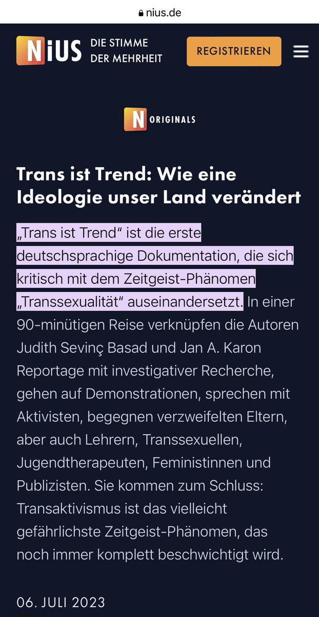 CN: Transfeindlichkeit, Faschismus

Das hier ist kein Spaß und auch keine Clownerei, kein Randphänomen, kein najaisthaltso. Das ist Hetze. Hetze, die in Deutschland vollumfänglich anschlussfähig ist. Hetze, die tötet!
