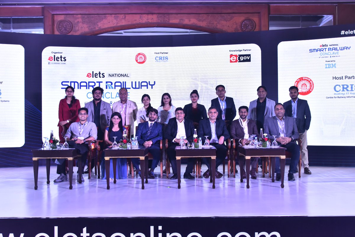 egovonline's tweet photo. They say teamwork makes the dream work, and our remarkable Elets team picture from the National Smart Railway Conclave is a testament to that.
Join us in celebrating our collective achievements!
#EletsSmartRailwayConclave #RailwayChallenges #InnovativeSolutions #eletsRail https://t.co/yrNhFphqUq
