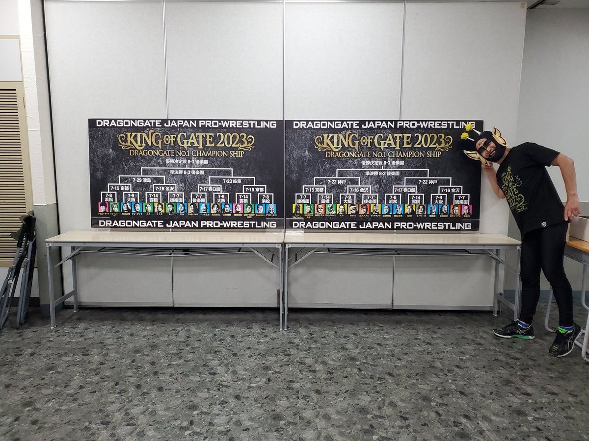 stoichi735's tweet photo. 皆さんこんにちは！
本日は後楽園ホール
18:30　KING OF GATE 開幕
僕もキングオブゲート メイク
ヴェッ！

#KingOfGate2023
https://t.co/7z8ggLlNte
https://t.co/n5eTWfjhND
#DRAGONGATE
#このまま市川 https://t.co/DOzdOTn6Aa