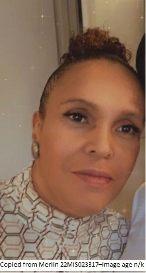 Please help us find 48yr old Fiona who has been #missing since 09/04/2023. Missing from SE3 area. 
Linked to #london areas. Any sightings or information regarding Fiona, please call 101/999 and quote 23MIS021876 #missingperson
