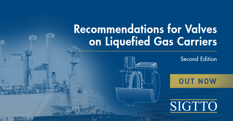 SIGTTO's tweet photo. Recommendations for Valves on Liquefied Gas Carriers: Second Edition is now available for free download from the SIGTTO website: https://t.co/rYet0tDSlW https://t.co/M9LLFf2ZBa