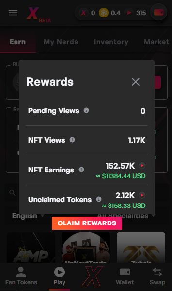 SimpeleStad's tweet photo. Again looking juicy today $158 added to my total, granting over 11000 USD in under 2 months!!

Join the #Watch2Earn revolution!

https://t.co/4BmYlD14gL 

$XCAD #BNB #Watch2Earn #STEPN $PLAY https://t.co/c8nRxHcZ0x