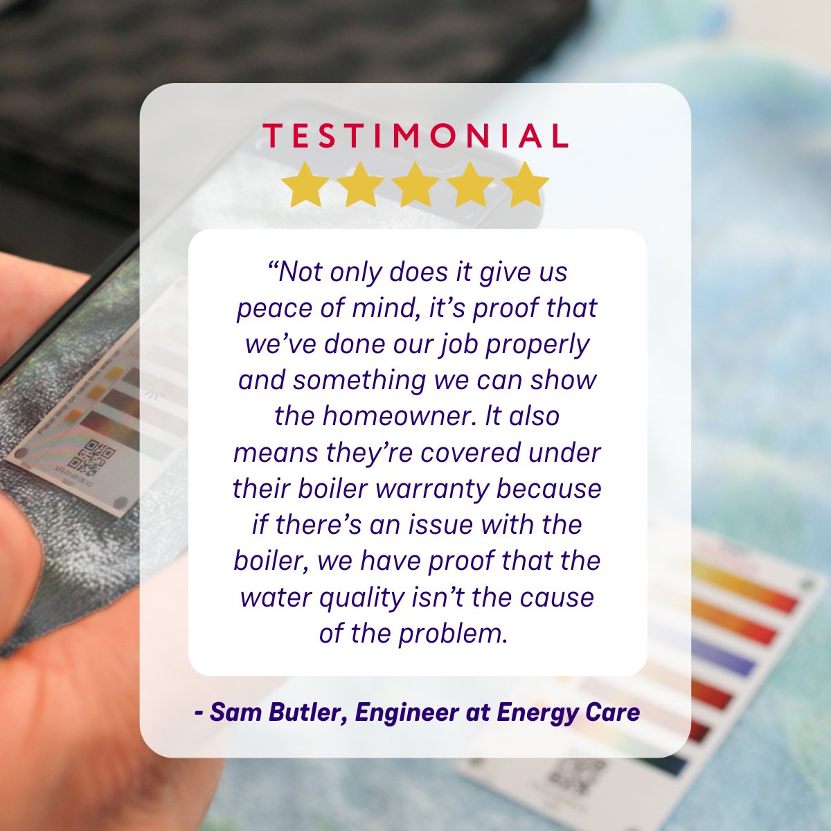 ADEY_Pro's tweet image. With the revisions to Part L of the Building Regulations, checking the water quality has become essential when fitting, commissioning or servicing a boiler.

Check how ADEY ProCheck helps Sam and his team at Energy Care 💯- bit.ly/3JD4vNv

#ProCheck #WaterQuality