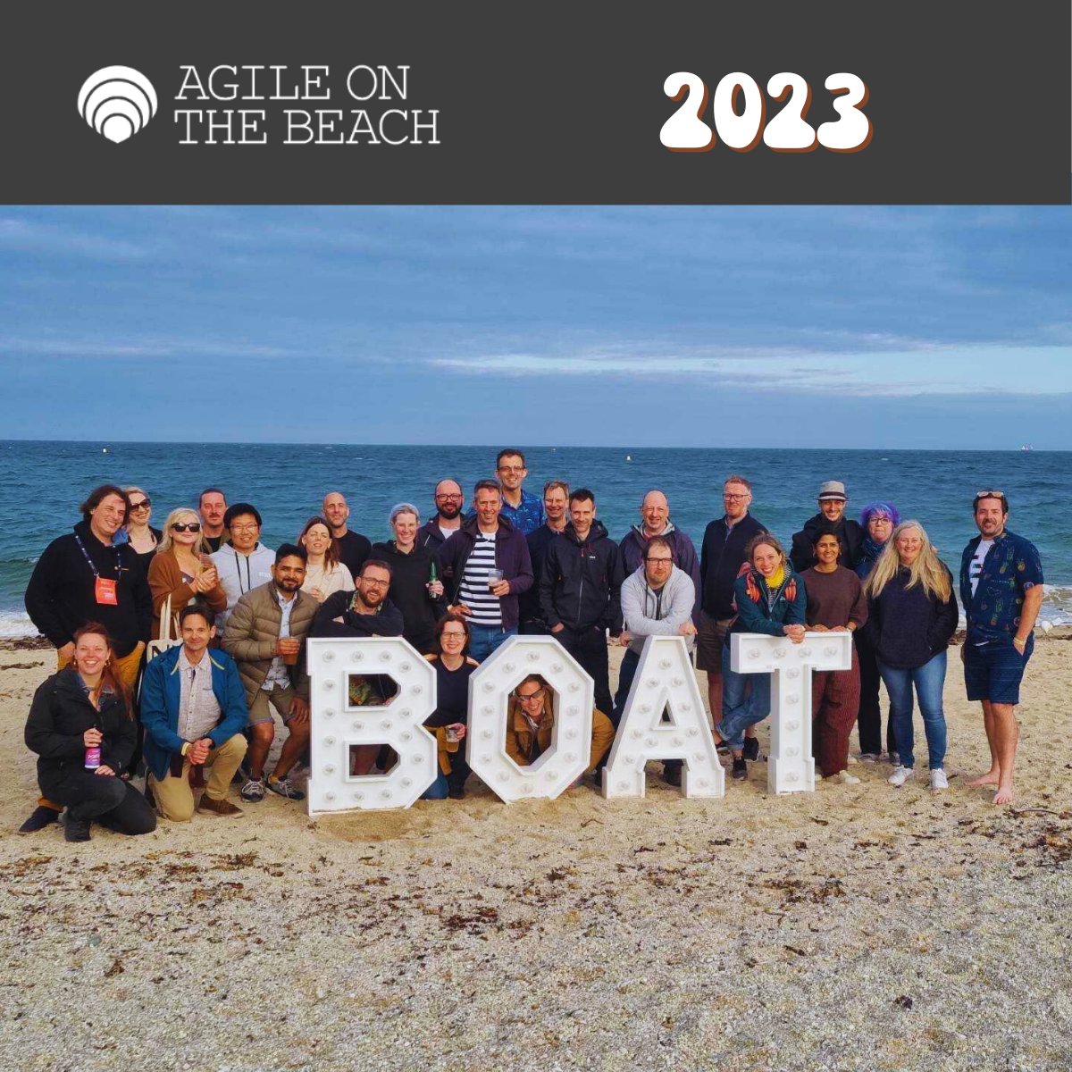 EqualExperts's tweet photo. @EqualExperts and friends #AOTB2023 ๐
Were you at last night's @Agileonthebeach beach party?
We spy:
@parker0phil
@SteveSmith_Tech
@lyndsp
@giskard23
@neha_datt https://t.co/t42TXIucC0