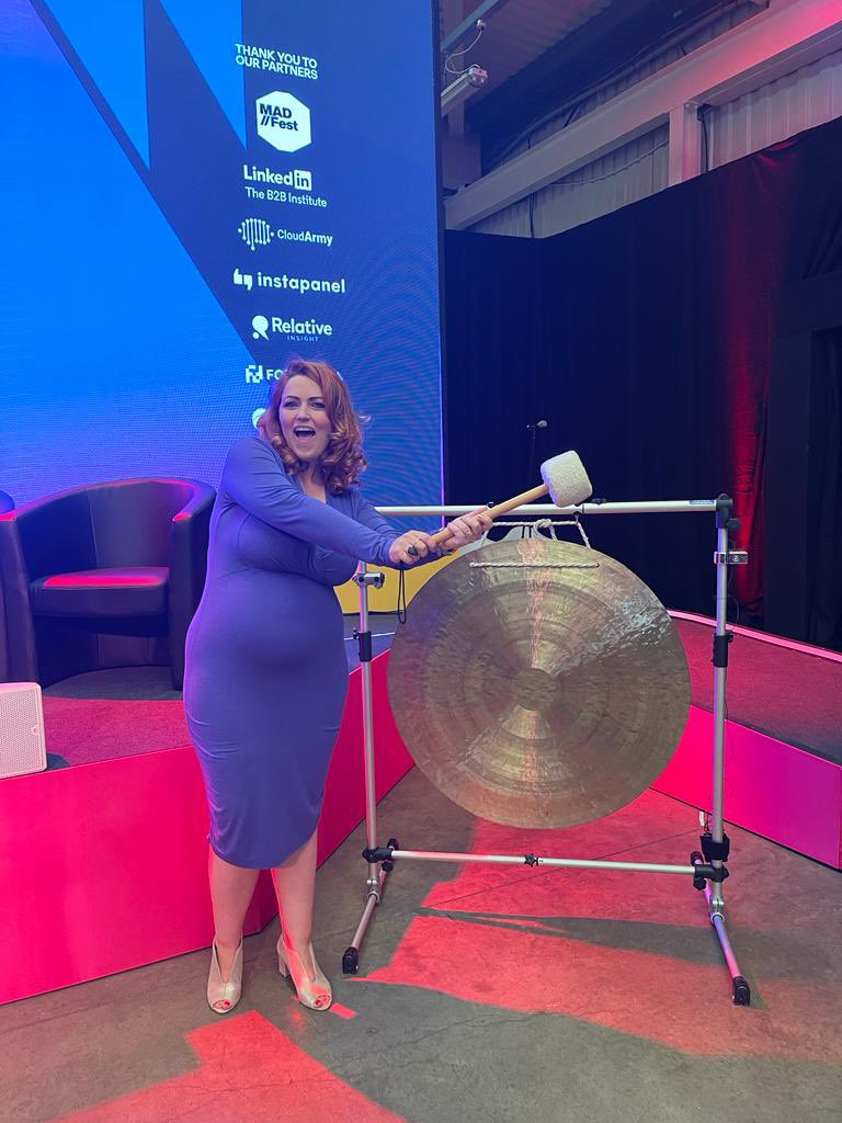 GO GO GONG! 🔔And so it begins - our 11th @Nudgestock my first presenting IN REAL LIFE since 2017. What treats are in store? We are live on the feed so log in 9.30-5pm for #BehaviouralScience brilliance from @rorysutherland @danbenyork and SO MUCH more 🙌 @OgilvyConsult