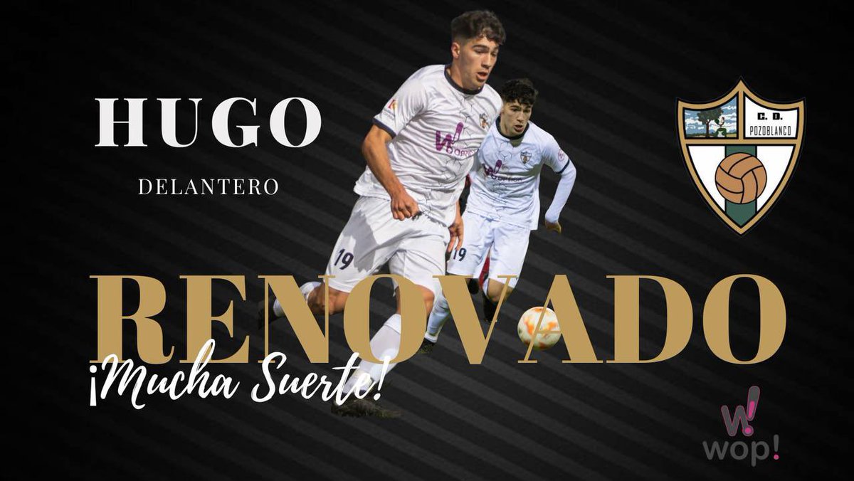 🤝🏽 𝑹𝑬𝑵𝑶𝑽𝑨𝑪𝑰𝑶́𝑵❗❗

💪🏽 Fue en enero, pero nunca viene mal recordarla.

⚽️ Poco que decir de nuestro Huguito… ¡JUGOOOOON! 😉

🤍 Te volvemos a dar la enhorabuena Hugo, otro año más con nosotros 🤩!!
