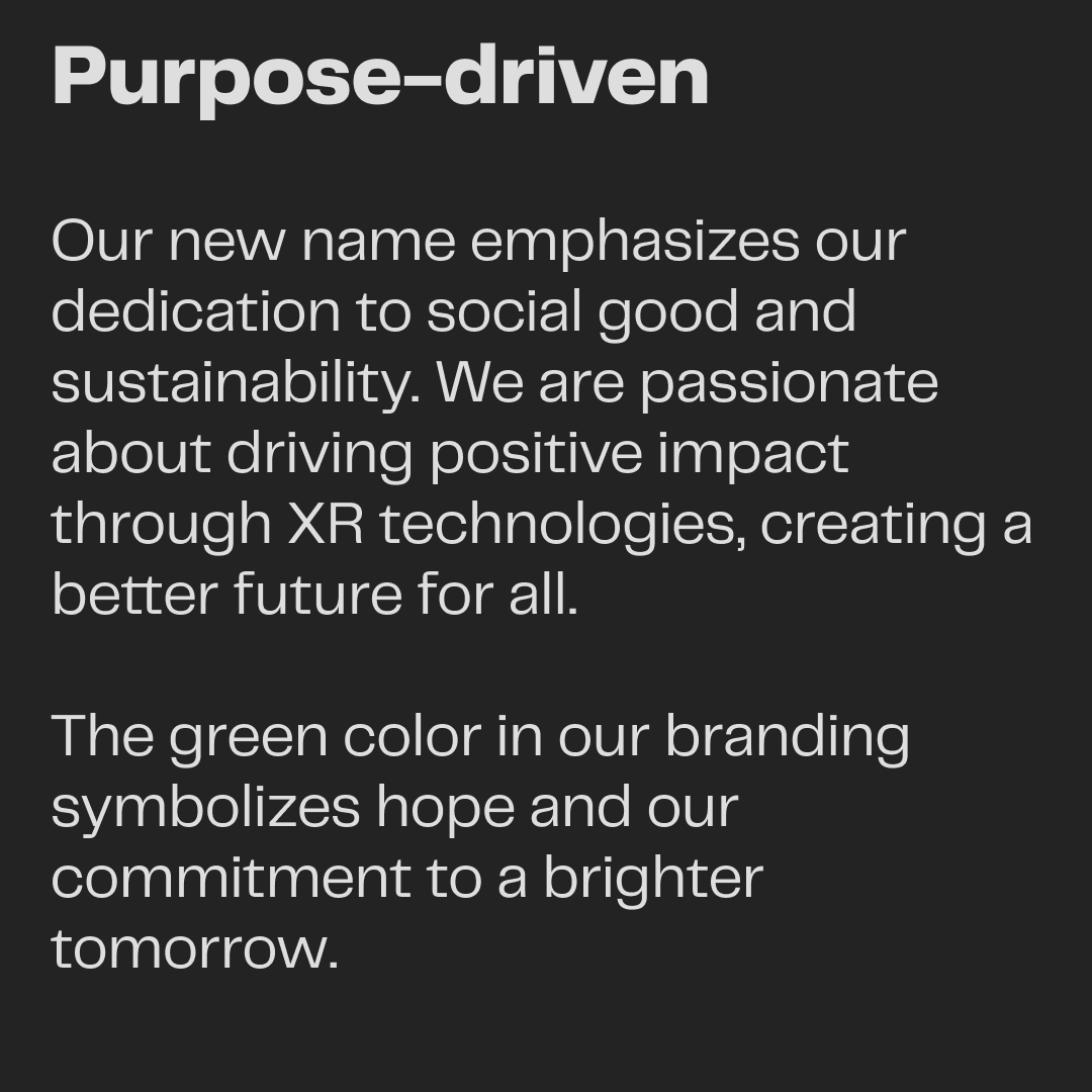 We're thrilled to announce that our association, formerly known as VRBB, has undergone a major transformation and rebranding. We're now known as XRBB - Extended Reality Berlin-Brandenburg !

What's behind the change?
Swipe to learn more about our new branding!