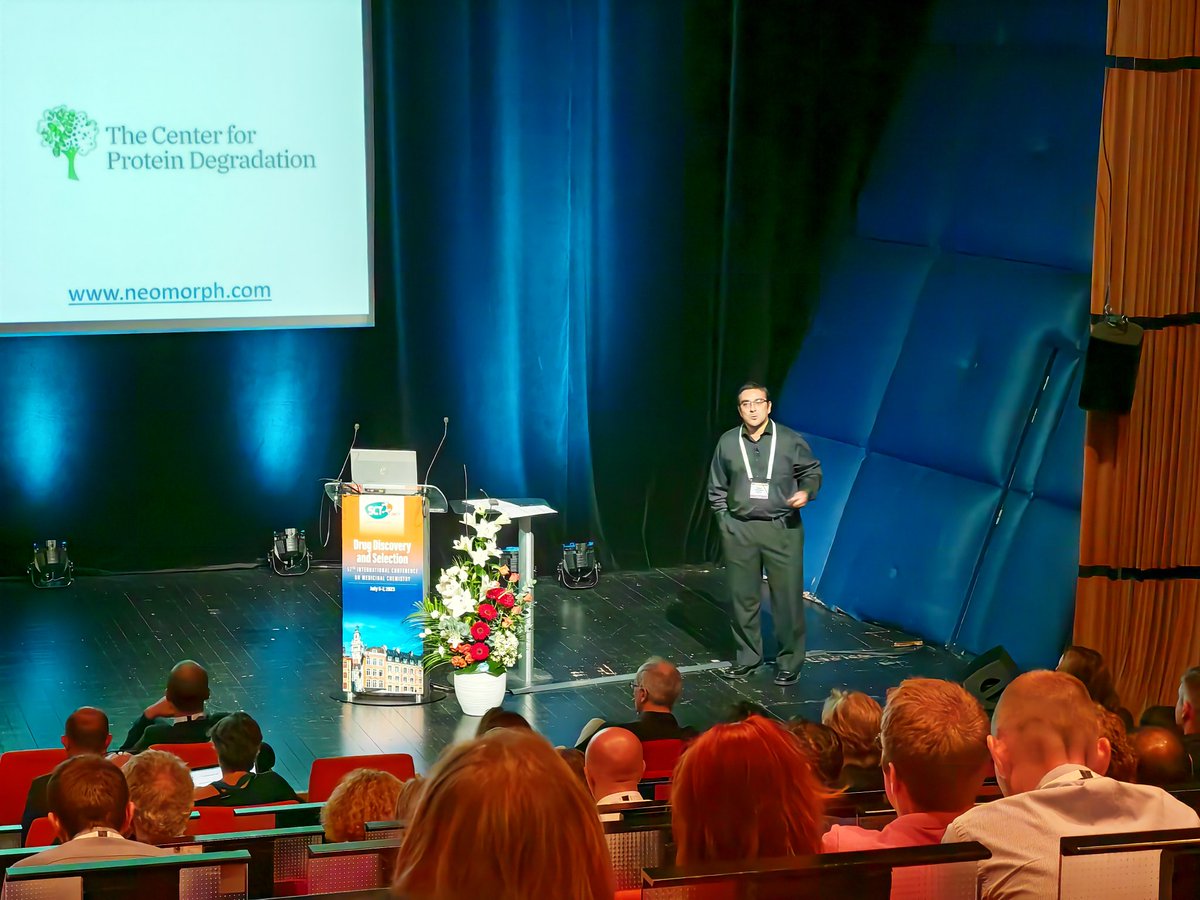 DesratSandy's tweet photo. So impressed by the great science presented by Rohan Beckwith from @neomorphinc at the #RICT2023 organized in Lille by @SCT_asso! Fantastic talk! https://t.co/H6sAGNA9h8
