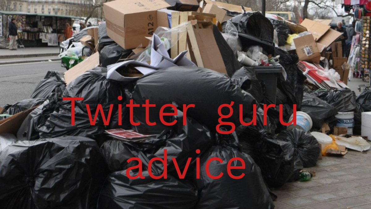 Most Twitter gurus advice on growth is shit. 

I will give the game away in this short thread.