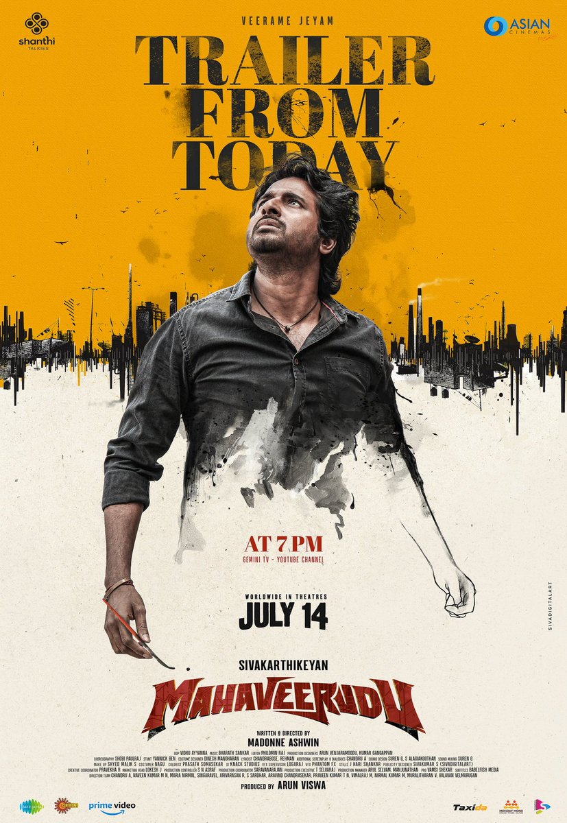 Ayyappan_1504's tweet photo. #Maaveeran Posters 🥶🔥

@sivadigitalart ⚡️ https://t.co/LoMVqhFqdm